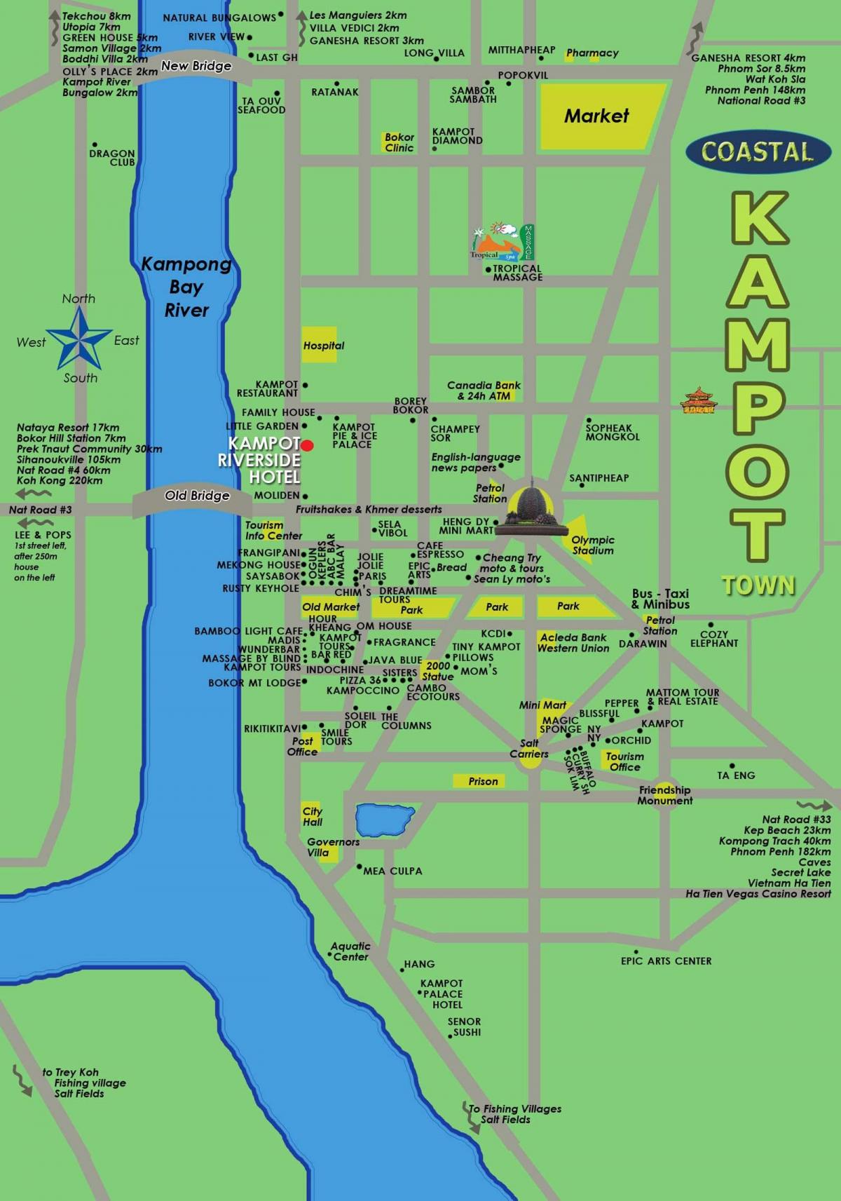 Harta e kampot Kamboxhia